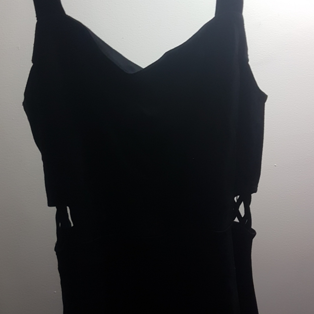 Black mini dress
